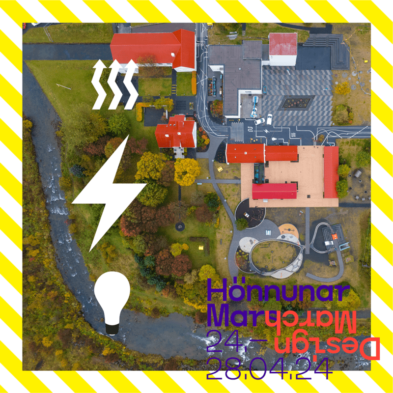 HönnunarMars 2024, loftmynd Elliðaárstöð