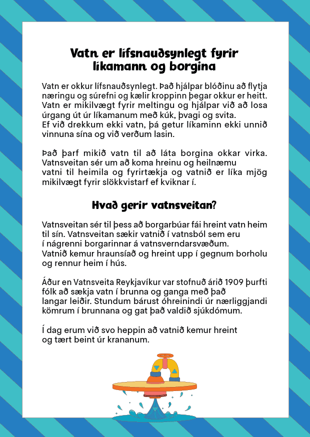 Ferðalag vatnsdropans I Ósýnilegt verður sýnilegt I Elliðaárstöð