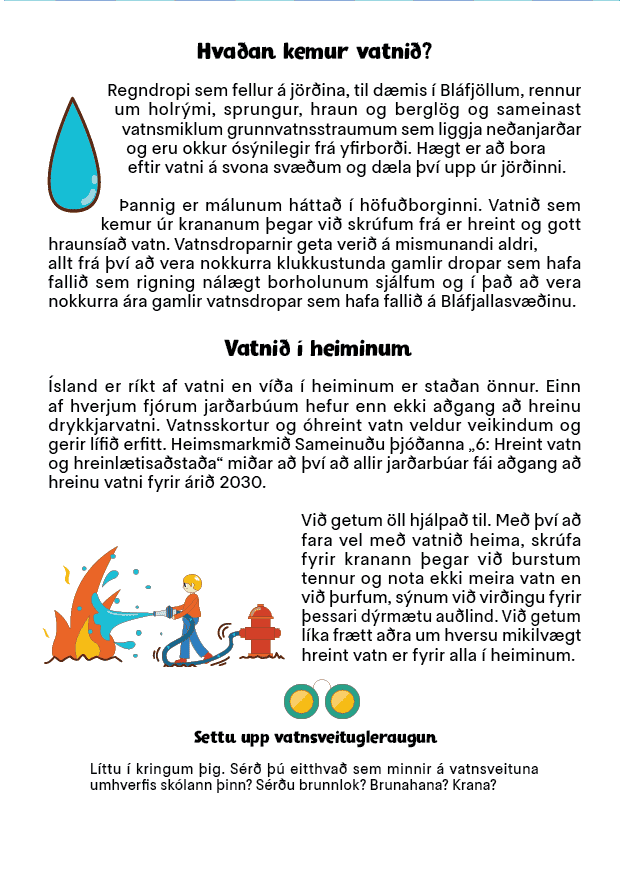 Ferðalag vatnsdropans I Ósýnilegt verður sýnilegt I Elliðaárstöð