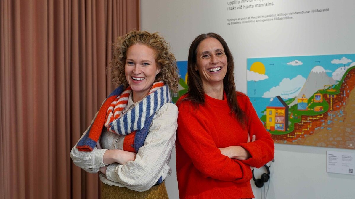 Margrét og Beta í Elliðaárstöð vor 2026